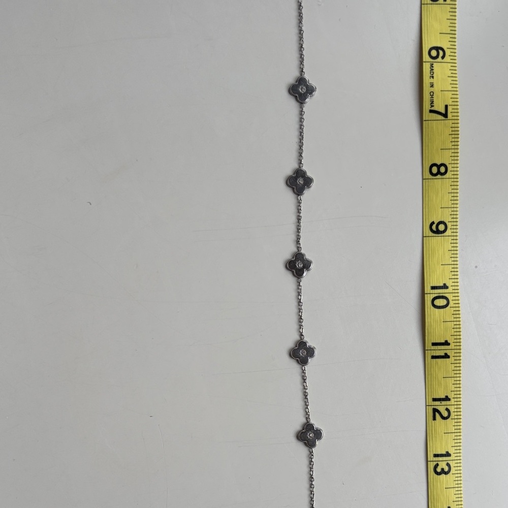Chic Silver and Purple Women's Necklace - Picture 4 of 4